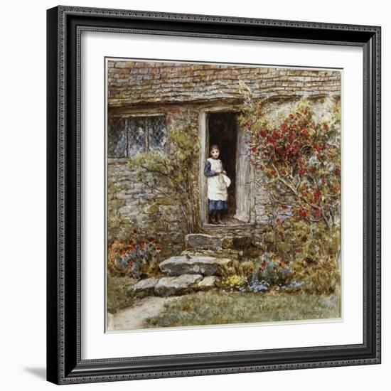 Corcorus Japonica-Helen Allingham-Framed Giclee Print