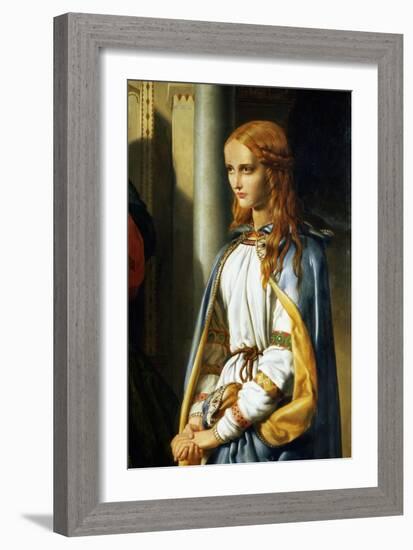 Cordelia Disinherited, 1850-John Rogers Herbert-Framed Giclee Print