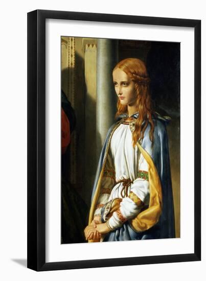 Cordelia Disinherited, 1850-John Rogers Herbert-Framed Giclee Print