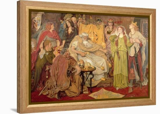 Cordelia's Portion, 1866-72-Ford Madox Brown-Framed Premier Image Canvas