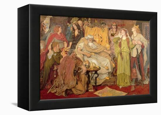 Cordelia's Portion, 1866-72-Ford Madox Brown-Framed Premier Image Canvas