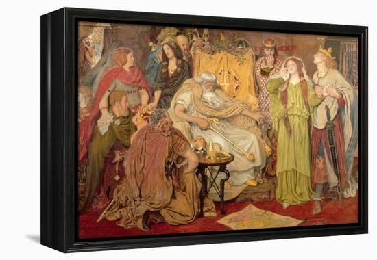 Cordelia's Portion, 1866-72-Ford Madox Brown-Framed Premier Image Canvas