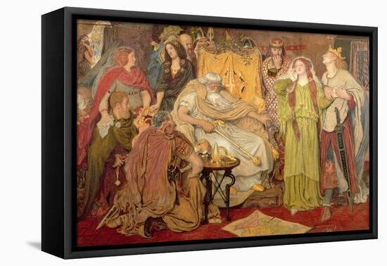Cordelia's Portion, 1866-72-Ford Madox Brown-Framed Premier Image Canvas