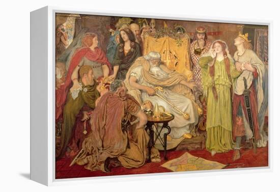 Cordelia's Portion, 1866-72-Ford Madox Brown-Framed Premier Image Canvas