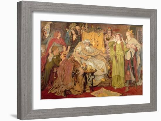 Cordelia's Portion, 1866-72-Ford Madox Brown-Framed Giclee Print