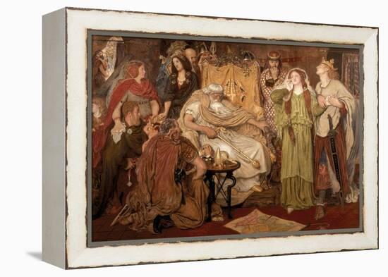 Cordelia's Portion, 1866-Ford Madox Brown-Framed Premier Image Canvas