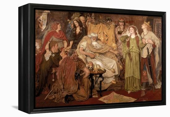 Cordelia's Portion, 1866-Ford Madox Brown-Framed Premier Image Canvas