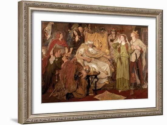 Cordelia's Portion, 1866-Ford Madox Brown-Framed Giclee Print