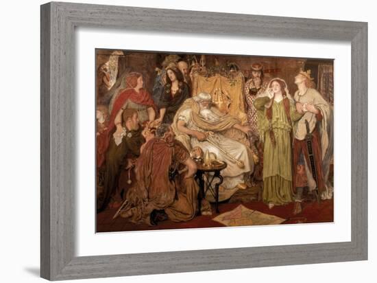 Cordelia's Portion, 1866-Ford Madox Brown-Framed Giclee Print