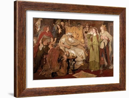 Cordelia's Portion, 1866-Ford Madox Brown-Framed Giclee Print