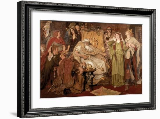 Cordelia's Portion, 1866-Ford Madox Brown-Framed Giclee Print