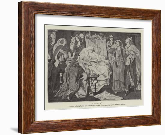 Cordelia-Ford Madox Brown-Framed Giclee Print