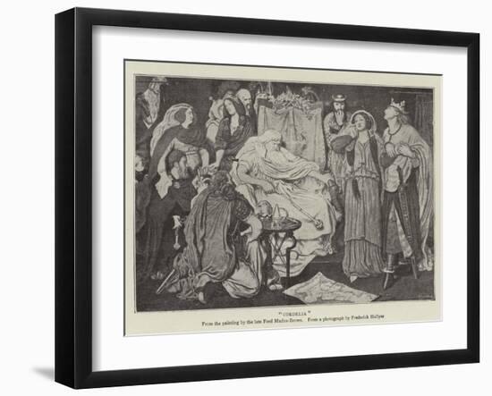 Cordelia-Ford Madox Brown-Framed Giclee Print