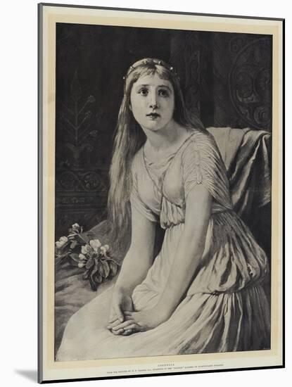 Cordelia-William Frederick Yeames-Mounted Giclee Print