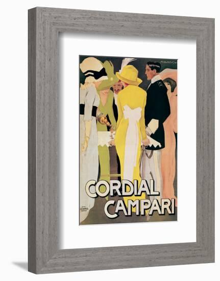 Cordial Campari-Marcello Dudovich-Framed Premium Giclee Print