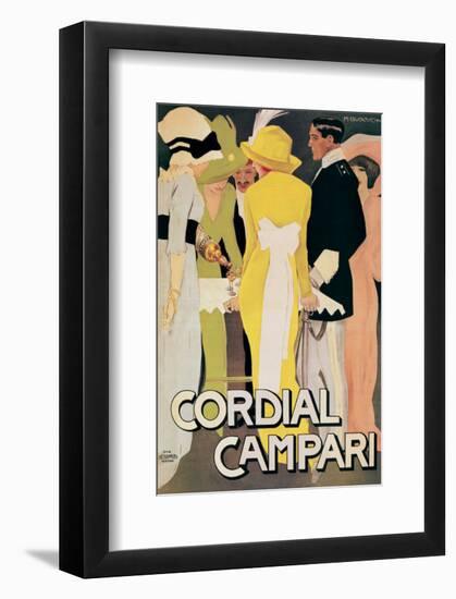 Cordial Campari-Marcello Dudovich-Framed Premium Giclee Print