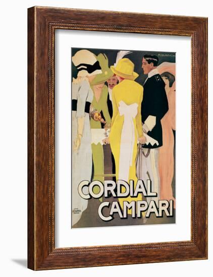 Cordial Campari-Marcello Dudovich-Framed Premium Giclee Print