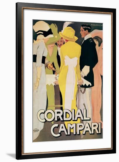 Cordial Campari-Marcello Dudovich-Framed Premium Giclee Print