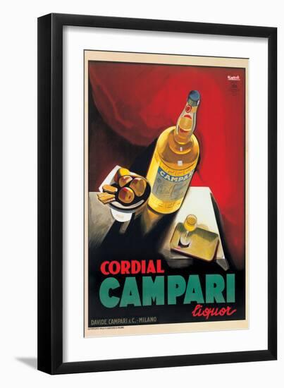 Cordial Campari-Marcello Nizzoli-Framed Art Print