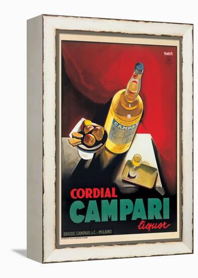 Cordial Campari-Marcello Nizzoli-Framed Stretched Canvas