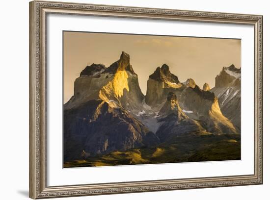 Cordillera Del Paine. Granite Monoliths. Torres Del Paine NP. Chile-Tom Norring-Framed Photographic Print