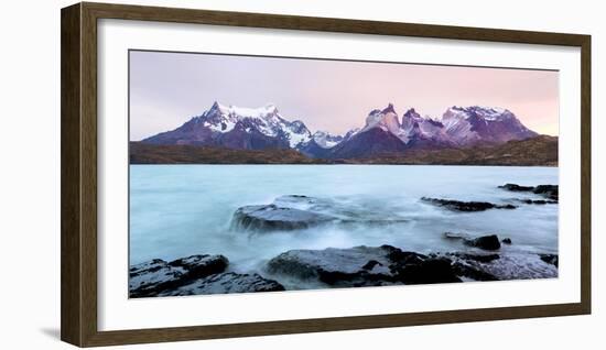 Cordillera Del Paine. Granite Monoliths. Torres Del Paine NP. Chile-Tom Norring-Framed Photographic Print