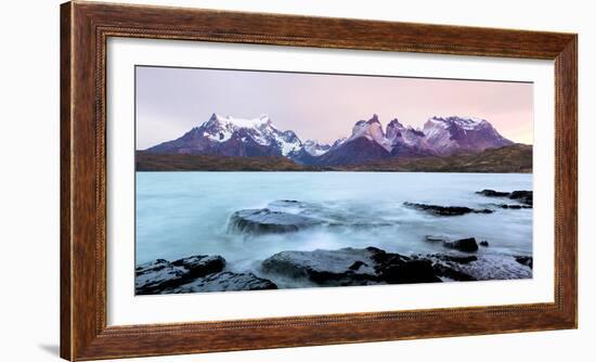 Cordillera Del Paine. Granite Monoliths. Torres Del Paine NP. Chile-Tom Norring-Framed Photographic Print