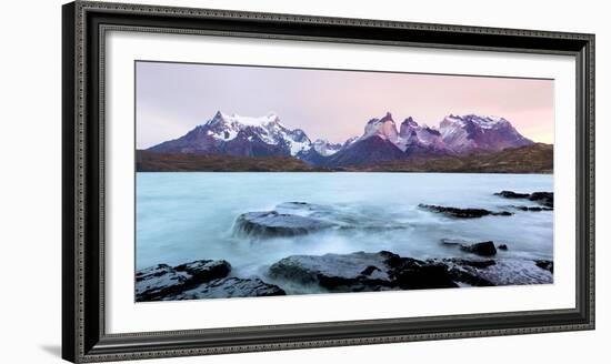 Cordillera Del Paine. Granite Monoliths. Torres Del Paine NP. Chile-Tom Norring-Framed Photographic Print