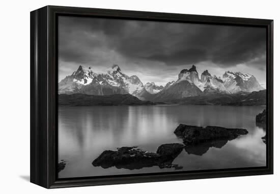 Cordillera Del Paine. Granite Monoliths. Torres Del Paine NP. Chile-Tom Norring-Framed Premier Image Canvas