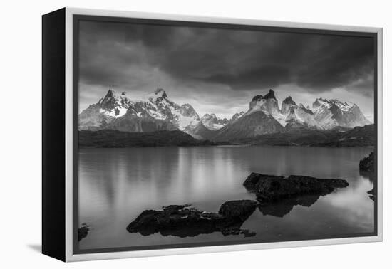 Cordillera Del Paine. Granite Monoliths. Torres Del Paine NP. Chile-Tom Norring-Framed Premier Image Canvas