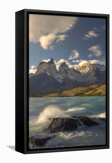 Cordillera Del Paine. Granite Monoliths. Torres Del Paine NP. Chile-Tom Norring-Framed Premier Image Canvas