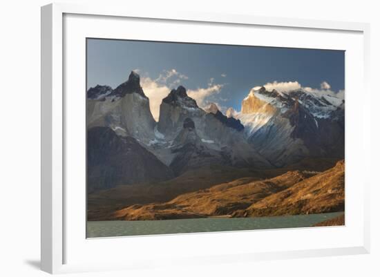 Cordillera Del Paine. Granite Monoliths. Torres Del Paine NP. Chile-Tom Norring-Framed Photographic Print