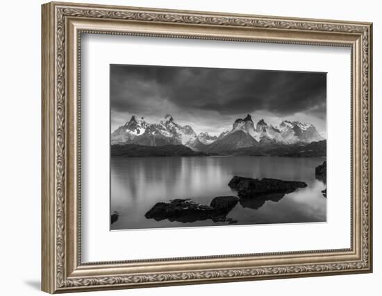 Cordillera Del Paine. Granite Monoliths. Torres Del Paine NP. Chile-Tom Norring-Framed Photographic Print