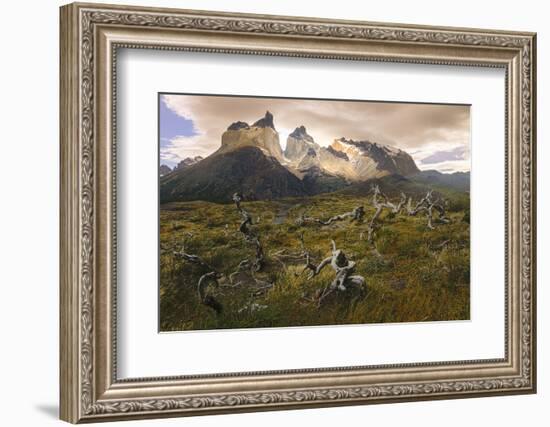 Cordillera Del Paine. Granite Monoliths. Torres Del Paine NP. Chile-Tom Norring-Framed Photographic Print