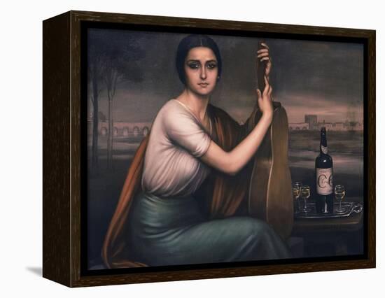 Cordobesa-Julio Romero de Torres-Framed Premier Image Canvas