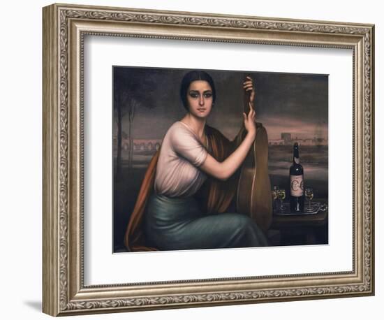 Cordobesa-Julio Romero de Torres-Framed Giclee Print