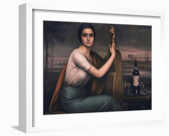 Cordobesa-Julio Romero de Torres-Framed Giclee Print