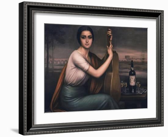 Cordobesa-Julio Romero de Torres-Framed Giclee Print