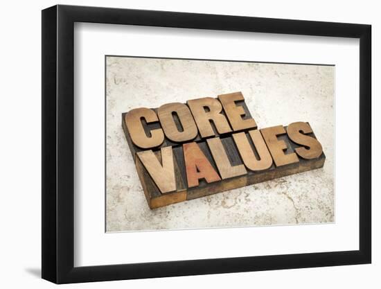 Core Values-PixelsAway-Framed Photographic Print