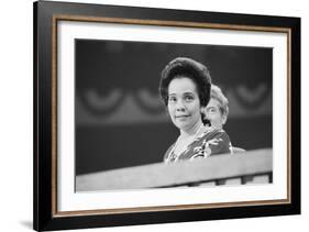 Coretta Scott King at the Democratic National Convention, NYC, 1976-Warren K. Leffler-Framed Photographic Print