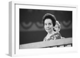 Coretta Scott King at the Democratic National Convention, NYC, 1976-Warren K. Leffler-Framed Photographic Print