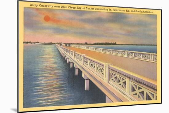 Corey Causeway, St. Petersburg, Florida-null-Mounted Art Print