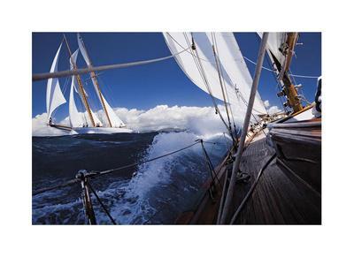 Columbia-americas-cup-poster.jpg  Cory Silken Best Yacht Photographer  Nautical Photo