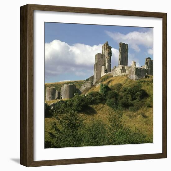 Corfe Castle, 11th Century-William the Conqueror-Framed Photographic Print