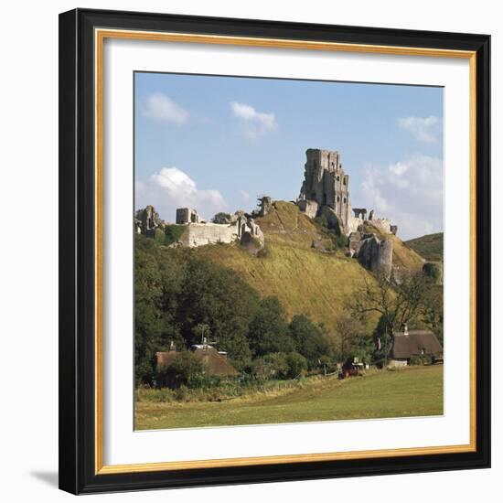 Corfe Castle, 11th Century-William the Conqueror-Framed Photographic Print