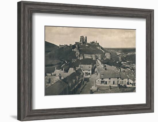 'Corfe Castle, Dorset', c1910-Unknown-Framed Photographic Print