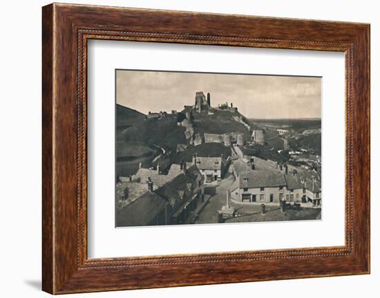 'Corfe Castle, Dorset', c1910-Unknown-Framed Photographic Print