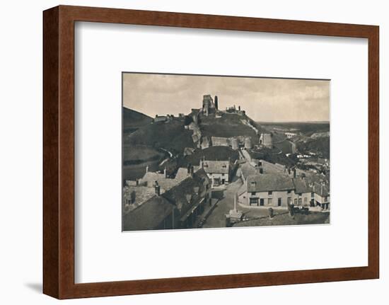 'Corfe Castle, Dorset', c1910-Unknown-Framed Photographic Print