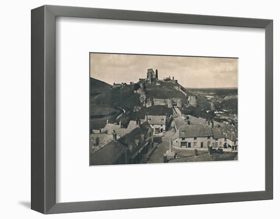 'Corfe Castle, Dorset', c1910-Unknown-Framed Photographic Print