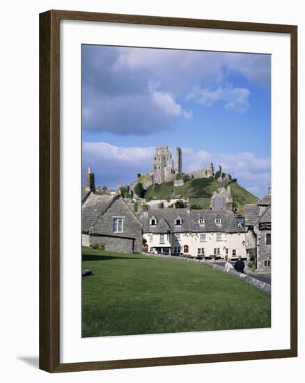 Corfe Castle, Dorset, England, United Kingdom-Roy Rainford-Framed Photographic Print